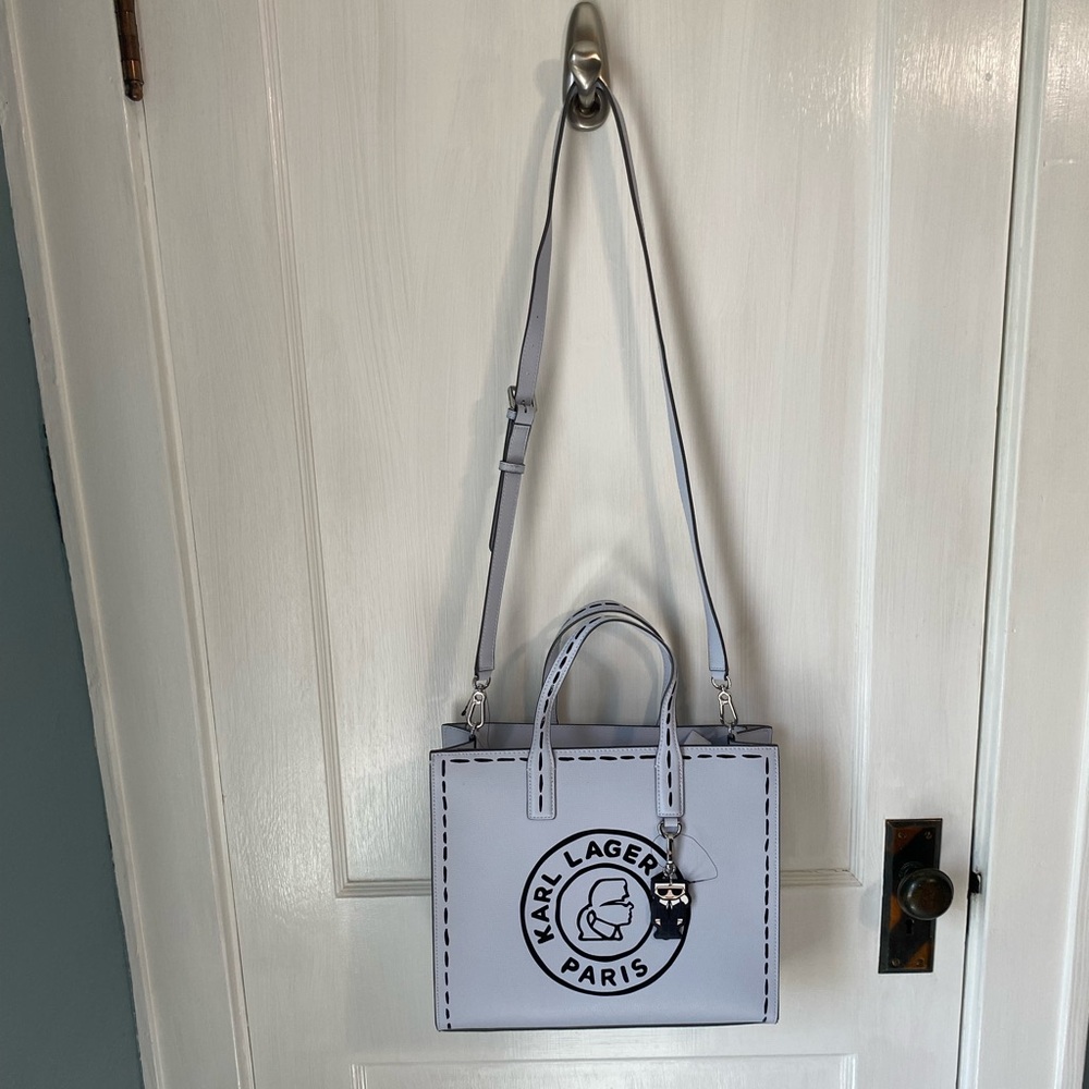 Karl Lagerfeld structured tote